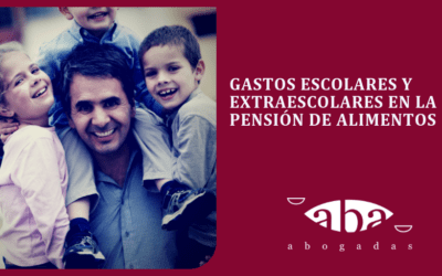 Gastos escolares y extraescolares en la pensión de alimentos