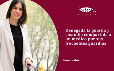 Denegada la guarda y custodia compartida a un médico por sus frecuentes guardias