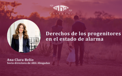 Derechos de los progenitores en el estado de alarma