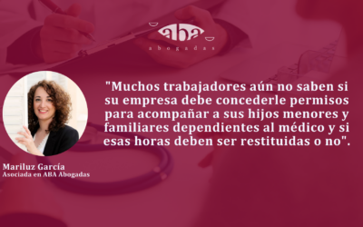 ¿Tengo que devolver a la empresa las horas que utilizo para llevar a mis hijos menores y familiares dependientes al médico?