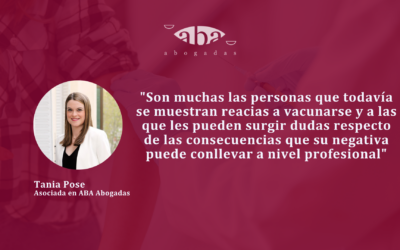 ¿Me pueden despedir por no querer vacunarme contra la Covid 19?