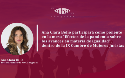 Nuestra socia directora Ana Clara Belío, ponente en la IX Cumbre de Mujeres Juristas