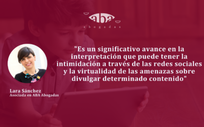 La ciberintimidación o sextorsión es considerada como agresión sexual por el Tribunal Supremo