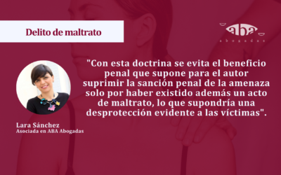 No tiene el mismo reproche penal maltratar y amenazar que solo maltratar