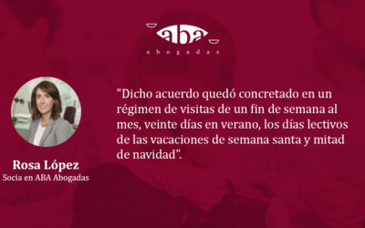 Se atribuye la guarda y custodia plena a la madre y un régimen de visitas de un fin de semana al mes para el padre