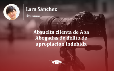 Absuelta clienta de Aba Abogadas de delito de apropiación indebida