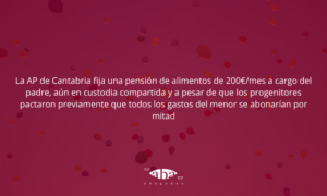 pension de alimentos