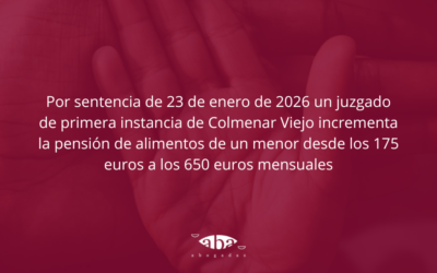 Incremento de la pensión de alimentos de 175€ a 650€ por sentencia judicial