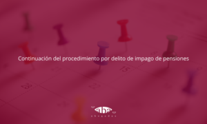 delito de impago de pensiones