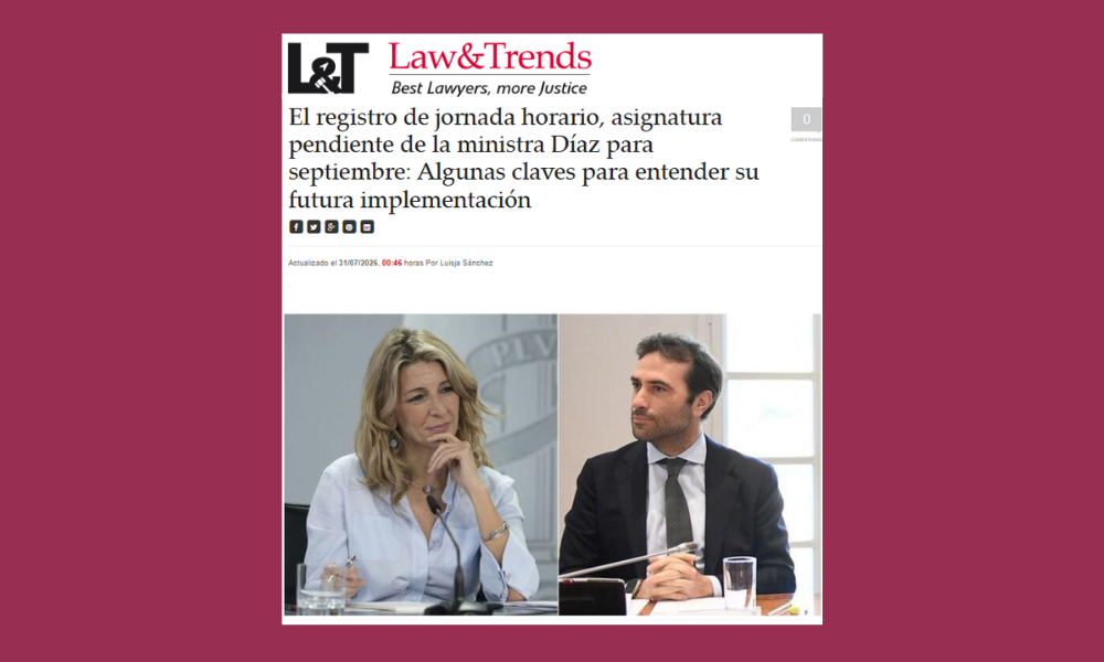 Law&Trends | Registro de jornada digital: el nuevo sistema reforzará la prueba de las horas extra y exigirá adaptación a las pymes