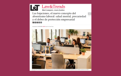 Law&Trends | Bajas laborales por salud mental: el absentismo también puede revelar problemas en la organización del trabajo